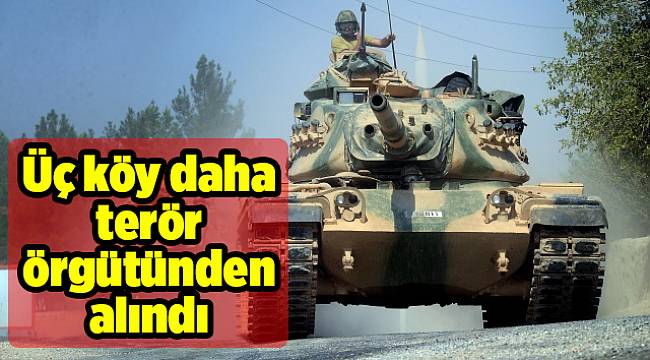 Üç köy daha terör örgütünden alındı