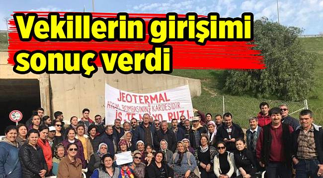 Vekillerin girişimi sonuç verdi