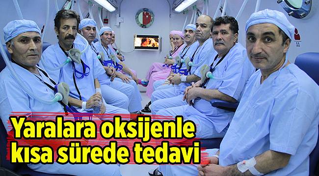 Yaralara oksijenle kısa sürede tedavi