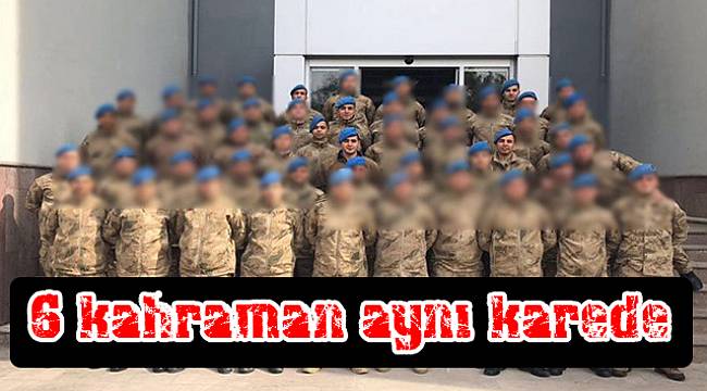 6 kahraman aynı karede