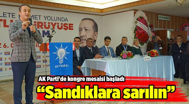 AK Parti'de kongre mesaisi başladı