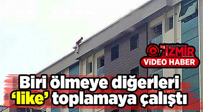 Biri ölmeye digerleri like toplamaya çalıstı