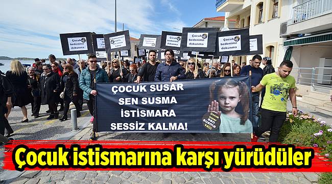 Çocuk istismarına karşı yürüdüler