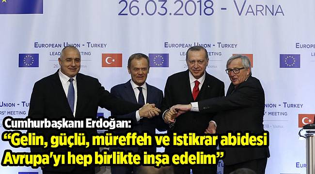 Cumhurbaşkanı Erdoğan: Zorlu bir dönemi geride bırakmış olmayı umuyoruz
