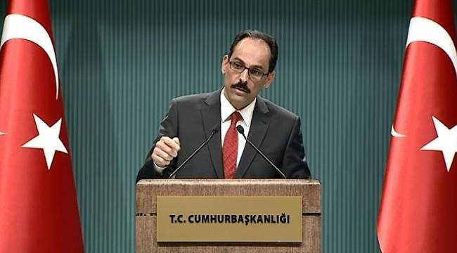 Cumhurbaşkanlığı Sözcüsü Kalın’dan Erdoğan-Trump görüşmesine ilişkin açıklama