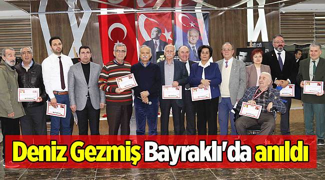 Deniz Gezmiş' Bayraklı'da anıldı