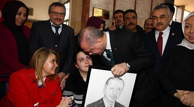 Engelli Rabia, Cumhurbaşkanı Erdoğan ile görüştü