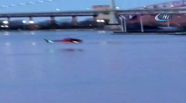 Helikopter denize düştü: 5 ölü