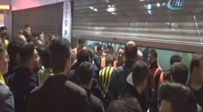 Derbi sonrası arbede