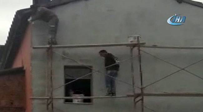 İnşaatta ölümüne çalışma