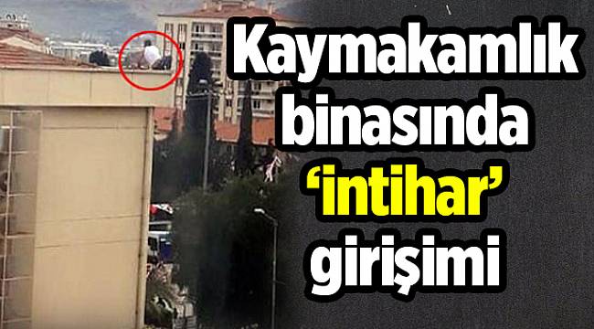 İzmir'de intihar girişimi