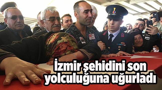 İzmir şehidini son yolculuğuna uğurladı