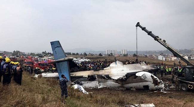 Nepal&#039;deki uçak kazasında ölü sayısı 49&#039;a yükseldi