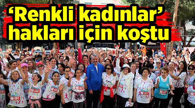‘Renkli kadınlar’ hakları için koştu