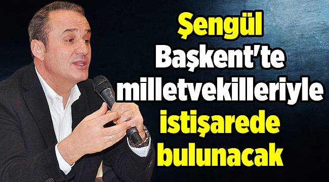 Şengül Başkent'te milletvekilleriyle istişarede bulunacak