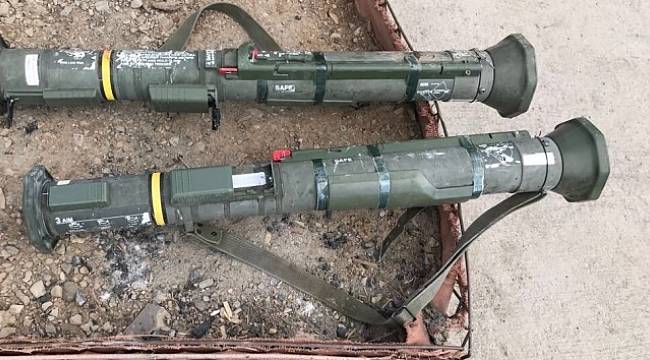 Şırnak’ta 2 adet AT-4 tanksavar silahı ele geçirildi