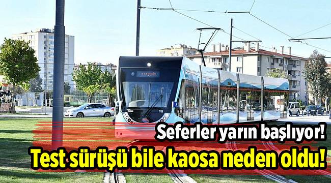 Test sürüşü bile kaosa neden oldu!