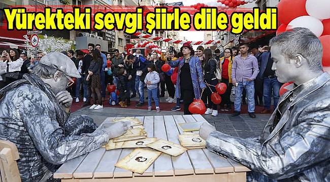 Yürekteki sevgi şiirle dile geldi