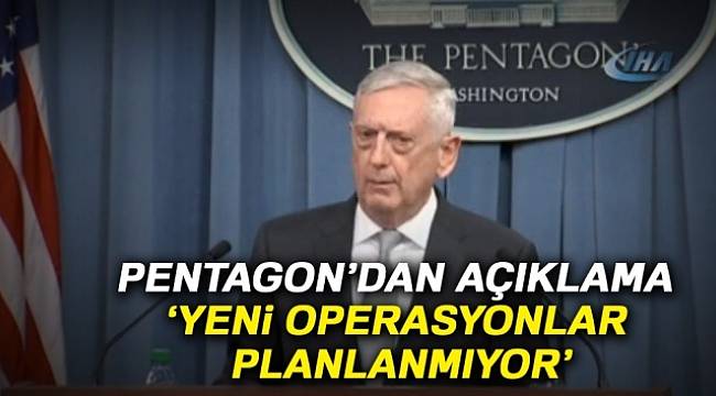 ABD Savunma Bakanlığı'ndan açıklama