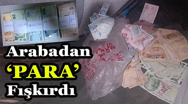 Araçtan Para Fışkırdı!