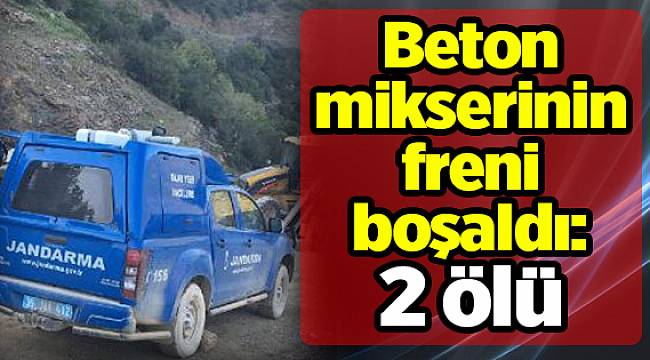 Baraj inşaatında kaza: 2 ölü