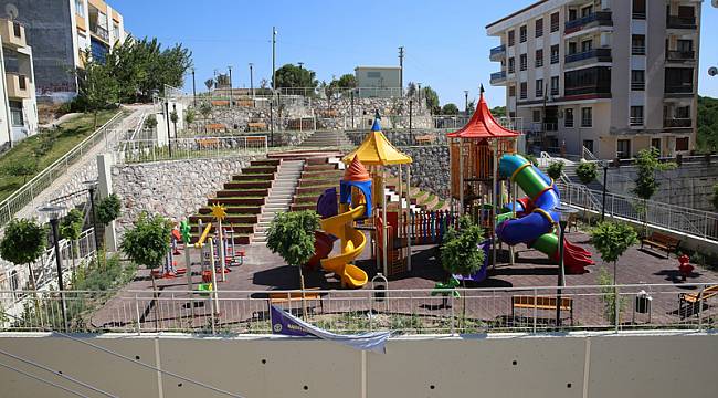 Buca’nın modern parkları çoğalıyor