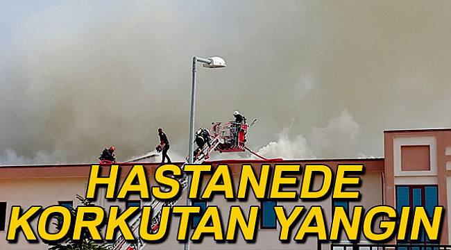 Bursa'da hastanede korkutan yangın