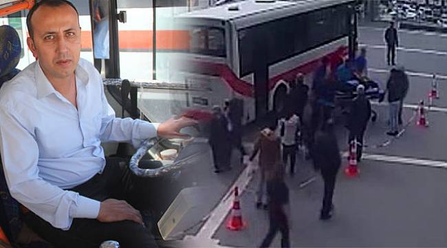 Dolmuş ambulans oldu, şoförü hayat kurtardı