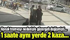 İzmir'de aynı gün ve yerde 2 kaza