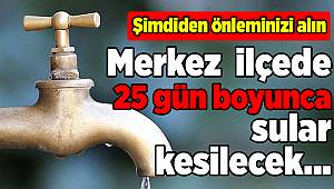 İzmir'de su kesintisi(24 Nisan -25 Mayıs 2018)