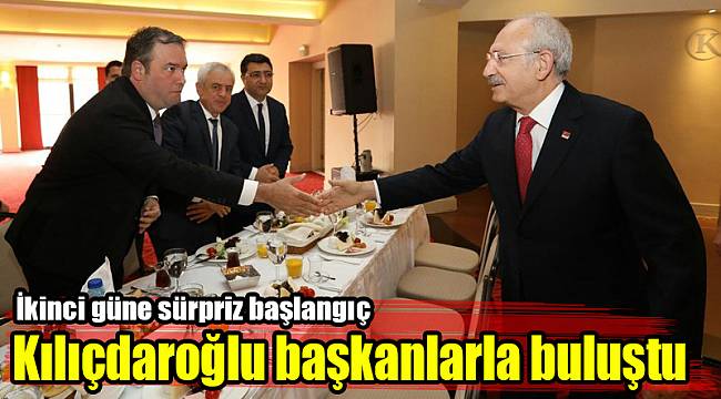 Kılıçdaroğlu başkanlarla buluştu