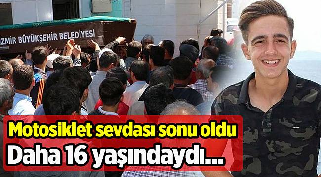 Motosiklet sevdası sonu oldu