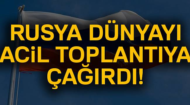 Rusya, BMGK'yı Suriye için yarın toplantıya çağırdı