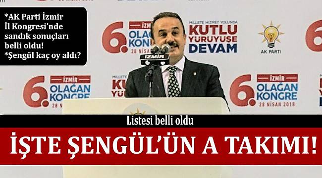 Şengül’ün A Takımı belli oldu