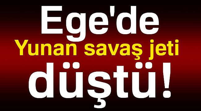 Yunanistan'da savaş uçağı düştü