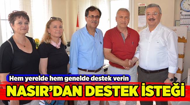 AK Parti adayı Necip Nasır Çiğli'de...