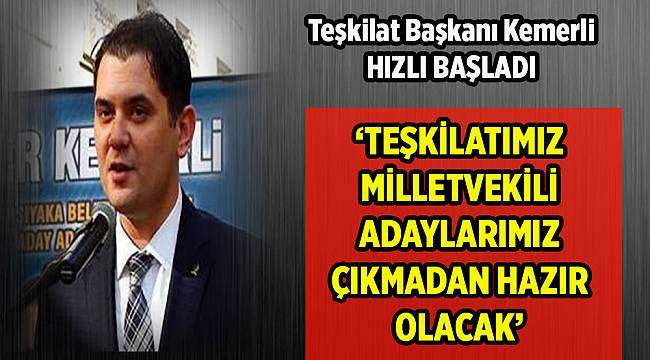 AK Parti Teşkilat Başkanlığı ona emanet