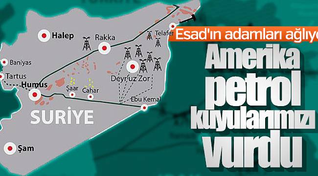 Amerika Suriye'nin petrol yataklarını vurdu