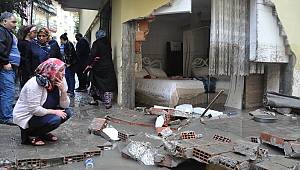 Ankara'yı vuran sağanak yağış evin duvarını yıktı