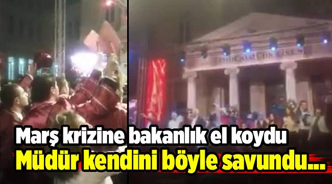 Atatürk Lisesi&#039;ndeki marş krizine bakanlık el koydu