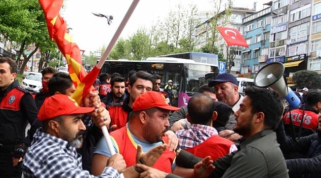 Beşiktaş'ta toplanan gruba polis müdahalesi