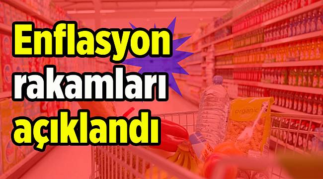 Enflasyon rakamları açıklandı