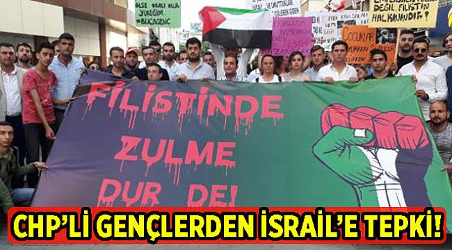 İzmir'de CHP'li gençlerden protesto