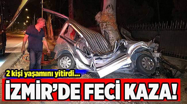 İzmir Narlıdere'de korkunç kaza...
