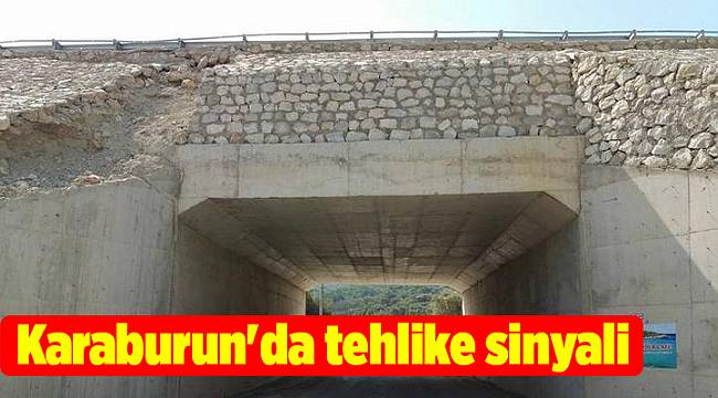 Karaburun'da tehlike sinyali