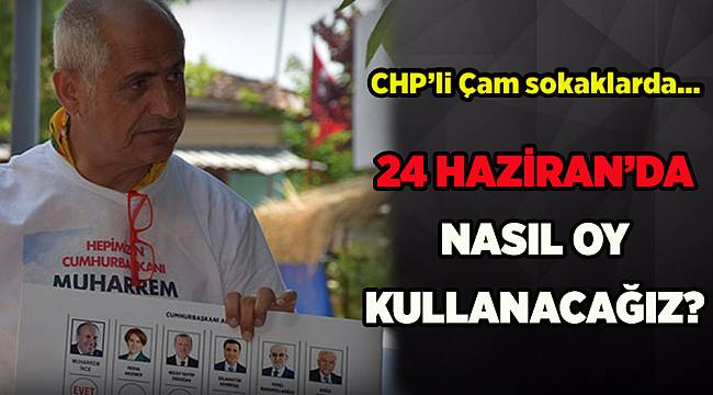 Musa Çam'da oy pusulası bilgileri...