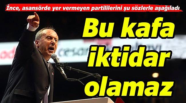 "PARTİNİN NEDEN İKTİDAR OLAMADIĞI BELLİ"