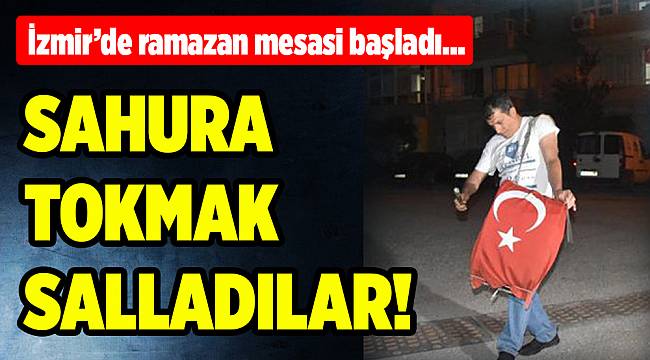 Ramazan davulcuları manileriyle iş başında...