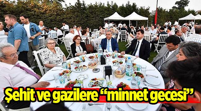 Şehit ve gazilere “minnet gecesi”