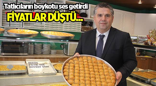 Tatlıcılardan Antep fıstığı boykotuna devam kararı